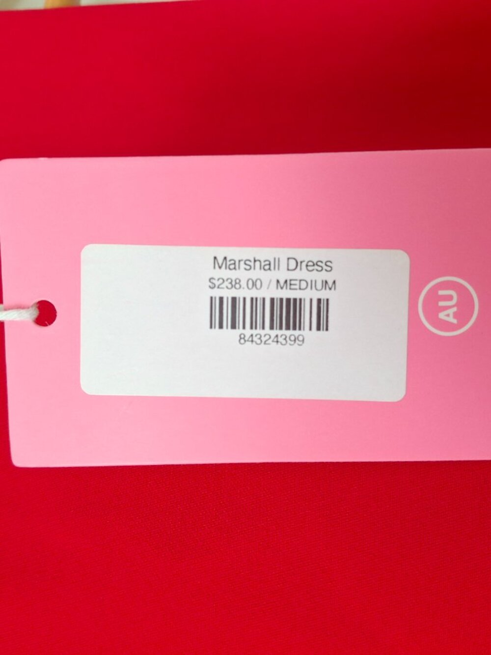 (New) Amanda Uprichard – Marshall Mini Dress (Red) Women's Medium - Picture 16 of 16